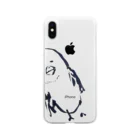 カッパとネコ屋の鳥のピーチャン Soft Clear Smartphone Case