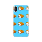 best friend'sのネココロネ みずいろ Soft Clear Smartphone Case