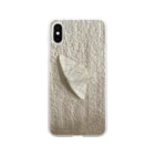 ばにーすぺーのシロヒトリ貴婦人の昼下がり Soft Clear Smartphone Case