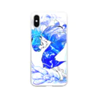 su.ka.m.artの流墨(ruzumi) Soft Clear Smartphone Case