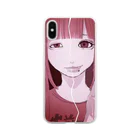 ぶんちくの半顔握手会 Soft Clear Smartphone Case