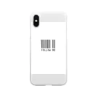 nykのfollow me Soft Clear Smartphone Case