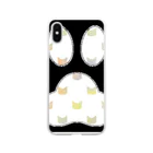 3Nyan's Mom 〜猫グッズ屋さん〜の猫の手 Soft Clear Smartphone Case