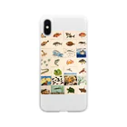 manami634のお受験イラスト「さかな」ノート Soft Clear Smartphone Case