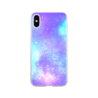 ぽめもものギャラクシー宇宙 Soft Clear Smartphone Case