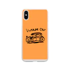 ばんやスマホケースのVintage car  Soft Clear Smartphone Case