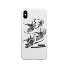 segasworksのTriceratops prorsus growth series Soft Clear Smartphone Case