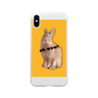 RAVI the rabbitのRAVI the rabbit Soft Clear Smartphone Case