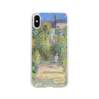 Art Baseのクロード・モネ / The Artist's Garden at Vétheuil / 1881 / Claude Monet Soft Clear Smartphone Case