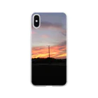 ばにーすぺーの夕焼けぞら Soft Clear Smartphone Case