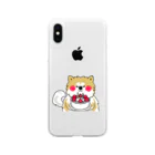 保護犬達の楽園オリジナルグッズのハッピー大吉くん Soft Clear Smartphone Case