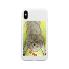 ぼくらの時間（みどり色）のバンザイ犬編。 Soft Clear Smartphone Case