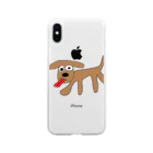 久保田明彦の犬 Soft Clear Smartphone Case