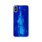 ぽんぽんあーと工房のblue bottle💙💙💙 Soft Clear Smartphone Case