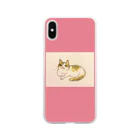 りんごのふむふむちゃん Soft Clear Smartphone Case