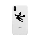 ウンチッチの踊るアップル君 Soft Clear Smartphone Case