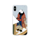 Uキヨエの豊国画モチーフ　Toyokuni [Onoe Baiko] Soft Clear Smartphone Case