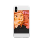 reoの女の子 Soft Clear Smartphone Case