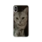 tomorunの猫好きさん＆アメショくん Soft Clear Smartphone Case