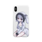 纈珠✝︎の拾ってくれてもいいんですよ(雪なし透過) Soft Clear Smartphone Case