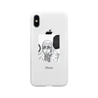 icicの漫画風イラスト Soft Clear Smartphone Case