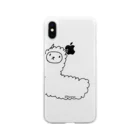 あるぱかさんのあるぱかイラスト Soft Clear Smartphone Case