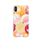 shu-shuの幸運を呼ぶスピリチュアルフルーツ☆「三柑の実」 Soft Clear Smartphone Case