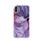 とみすけの蓋をしろ。 Soft Clear Smartphone Case