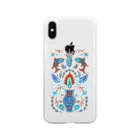 IZANAMI by Akane Yabushitaの🇹🇷トルコのイズニックタイル【ターコイズ】 Soft Clear Smartphone Case