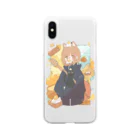 Haるの「晴れのちエッグトースト🍳」 Soft Clear Smartphone Case