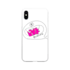 PNKの単眼へびちゃん Soft Clear Smartphone Case