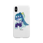 まおー。@ママになりました ＊の⚫異色肌⚫ めいかいちゃんver Soft Clear Smartphone Case