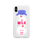 EASEのミルク文鳥 Soft Clear Smartphone Case