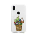 KAIBUTUYASANの多肉植物 Soft Clear Smartphone Case