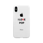 phot&type のI LOVE POP Soft Clear Smartphone Case