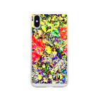 Masahiro NARITAのVivid Flowers Soft Clear Smartphone Case