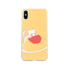 ふぅのオムライスとねこ Soft Clear Smartphone Case