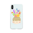 さとね工房の希望の花 Soft Clear Smartphone Case