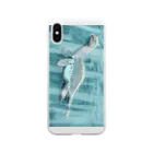 華氏-20°の猫耳恐竜 Soft Clear Smartphone Case