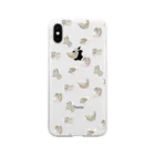 文鳥うさぎ猫とりTシャツスマホケース-facileのスマホケース　ハード　猫　iPhoneケース Soft Clear Smartphone Case