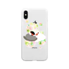 Lily bird（リリーバード）のとろける文鳥ず2 Soft Clear Smartphone Case