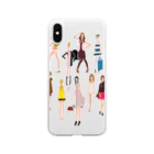 yuak202020のtokyo girls Soft Clear Smartphone Case