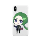 Phoenix Tempsの事務員M ミニキャラ Soft Clear Smartphone Case