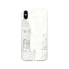 ホームタウンスター　Hometown Star の時計塔のある街 City with a clock tower in Ireland Soft Clear Smartphone Case