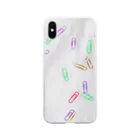 シロクマ屋のカラフルCLIPs（C） Soft Clear Smartphone Case