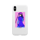 みらーせるふぃびっちのUniverse girl Soft Clear Smartphone Case