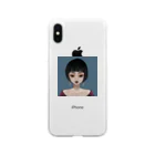 Emmicのつり目ちゃん Soft Clear Smartphone Case