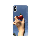 りんごちゃんのいちごの空 Soft Clear Smartphone Case