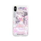 すふ。りんのピンモンしか勝たん！ Soft Clear Smartphone Case