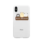 ハムスターと犬とわたし。のなかよしトリオ Soft Clear Smartphone Case